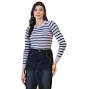 98 Degree North Women Round Neck Sweater-G1579-L.Camel