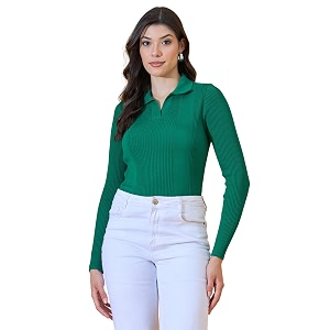 98 Degree North Women Spread Collar Sweater-G1577-BLACK