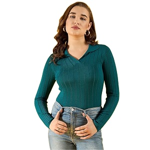 98 Degree Women Pure Cotton Collar Neck