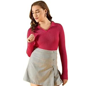 98 Degree Women Pure Cotton Collar Neck