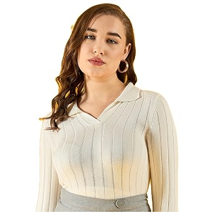 98 Degree Women Pure Cotton Collar Neck
