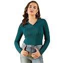 98 Degree Women Pure Cotton Collar Neck