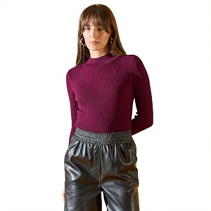98 Degree Women Pure Cotton High Neck