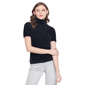 98 North Women Black Self Design Turtle