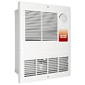 9815WH Electric Wall Heater with Built-in Adjustable Thermostat and Silent Motor, Overheat Protection, 1500 Watts, 120/240 Volts, White
