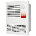 9815WH Wall-Mounted Heater with Thermostat for Bedroom, Living Rooms, etc., Wall Heater 1500 Watt, 120/240 Volt, White
