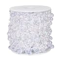 98FT 8mm 3mm Iridescent Faux Pearl Beads String Garland Bulk for DIY Craft