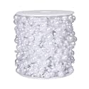 98FT 8mm 3mm White Faux Pearl Beads String Garland Roll Bulk for DIY Craft
