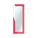 999STORE Printed Design Mirror for Wall Rectangle Mirror for Wall Pink Strips Pattern Large Long Big Full Length Mirror (MDF_18X48 Inches) MirrorBMP341