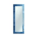 999STORE Printed Mirror for Makeup Big Size Wall Mirrors for Bathroom Blue Waterdrop Pattern Large Long Big Full Length Mirror (MDF_18X48 Inches) MirrorBMP274