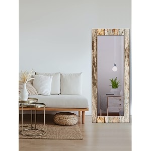 999store printed big mirror for bathroom wall full wall mirrors brown wooden pattern large long big full length mirror mdf_24x60 inches mirror24x60298