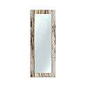 999STORE Printed Big Mirror for Bathroom Wall Full Wall Mirrors Brown Wooden Pattern Large Long Big Full Length Mirror (MDF_18X48 Inches) MirrorBMP298