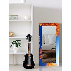 999store printed huge mirror mirror full length for bedroom blue brown tree pattern large long big full length mirror mdf_24x48 inches mirror24x48286