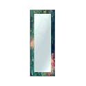 999STORE Printed Mirror for Living Room Long Wall Mirror for Bedroom Green Sky&amp; Stare Pattern Bedroom Mirror (MDF_18X48 Inches) MirrorBMP180