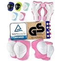 99FLIPS Knee Pads for Kids 3-12 Years [6pc] - Skating Protective Gear