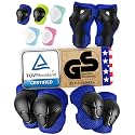 99FLIPS Knee Pads for Kids 3-12 Years [6pc] - Skating Protective Gear