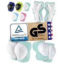 99FLIPS Knee Pads for Kids 3-12 Years [6pc] - Skating Protective Gear