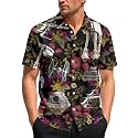 99TIMORO Funny Film Summer Button Down Shirt Men Short Sleeve Top
