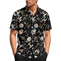 99TIMORO Funny Film Summer Button Down Shirt Men Short Sleeve Top