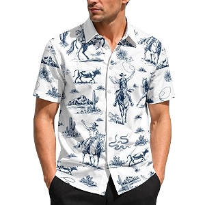 99TIMORO Funny Movie Mens Hawaiian Shirts Button