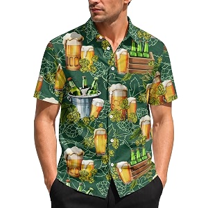 99TIMORO Funny Movie Mens Hawaiian Shirts Button