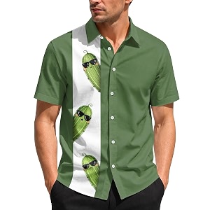 99TIMORO Funny Movie Mens Hawaiian Shirts Button