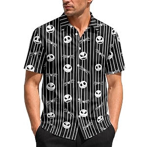99TIMORO Funny Movie Mens Hawaiian Shirts Button