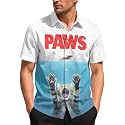 99TIMORO Funny Movie Mens Hawaiian Shirts Button