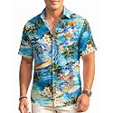 99TIMORO Funny Movie Mens Hawaiian Shirts Button