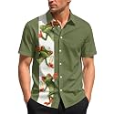 99TIMORO Movie Characters Halloween Shirt for Men Short Sleeve Top