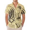 99TIMORO Movie Characters Halloween Shirt for Men Short Sleeve Top