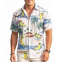 99TIMORO Movie Characters Halloween Shirt for Men Short Sleeve Top