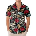 99TIMORO Movie Characters Halloween Shirt for Men Short Sleeve Top
