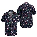 99TIMORO Movie Characters Halloween Shirt for Men Short Sleeve Top