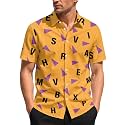 99TIMORO Movie Characters Halloween Shirt for Men Short Sleeve Top