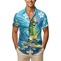 99TIMORO Movie Characters Halloween Shirt for Men Short Sleeve Top