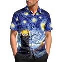 99TIMORO Movie Characters Halloween Shirt for Men Short Sleeve Top