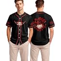 99TIMORO Scary Movie Characters Halloween Baseball Jersey for Men Women
