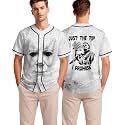 99TIMORO Scary Movie Characters Halloween Baseball Jersey for Men Women
