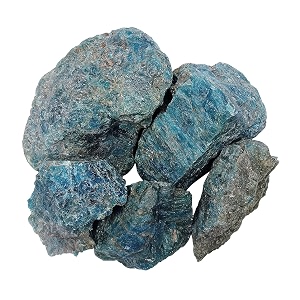 blue apatite raw stone 1 kg  3-5 pcs of natural decorative crystal for home dcor  motivation focus amp communication gemstone  living room amp office showpiece stone