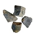 Blue Sapphire Crystal Raw Stone (750 Gm) | Natural Healing Crystals for Wisdom &amp; Focus | Crystal Showpiece for Vastu Home Decor &amp; Office Desk Decoration | Ideal Spiritual Gift (3-4 Pcs)