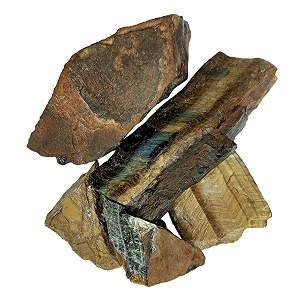 blue tiger eye raw stone 1 kg  natural healing crystal for calm mind amp communication  natural stones for meditation amp reiki  decorative raw crystals for spiritual home amp office decor 3-4 pcs