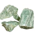 Green Aventurine Raw Stone 1 Kg | 3-5 Pcs of Natural Decorative Crystal for Home Décor | Luck, Growth &amp; Calm Gemstone | Living Room &amp; Office Showpiece Stone