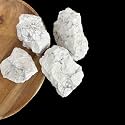 Howlite Raw Stone 200 gm | 2-3 Pcs of Natural Decorative Crystal for Home Décor | Calm Mind, Stress Relief &amp; Emotional Balance Gemstone | Living Room &amp; Office Showpiece Stone