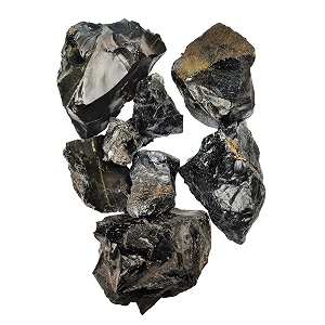brown obsidian crystal raw for meditation amp reiki 250 gm  natural gemstone for protection amp grounding  decorative crystal showpieces for vastu home decor amp office desk decoration 2-4 pcs