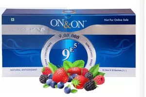 on and on 9e5 premium mix juice - 30 sachets energy drink 1 l mix fruit flavored 1000 ml