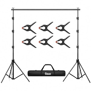 9ft x 9ft background support stand kit for photography amp videography adjustable backdrop stand with crossbar 2 tripod stands amp carry bag for photo studio video shoot amp content creation