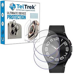 3 pack screen guard compatible with samsung galaxy watch 45678 44mm smartwatch hydrogel tpu screen protector not a tempered glass screenguard