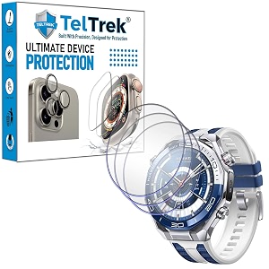 3 pack screen guard compatible with huawei watch ultimate 2 1534 inch hydrogel tpu screen protector not a tempered glass screenguard
