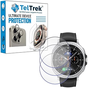 3 pack screen guard compatible with samsung galaxy watch 8 watch8 44mm smartwatch hydrogel tpu screen protector not a tempered glass screenguard
